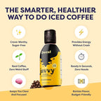 Javvy Coffee Concentrate - Cold Brew Coffee, Perfect for Hot or Iced Instant Coffees, Hot Drinks, Cold Brew Concentrate, 35 Servings - Original Decaf