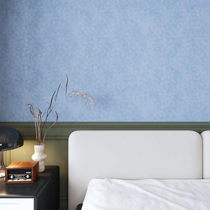Self Adhesive Velvet Drawer Liner Roll Light Blue Curshed Velvet Wallpaper Peel - Image 4