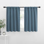 NICETOWN RV Blackout Curtains for Camper Windows, Smoky Blue, Kitchen Curtains by NICETOWN