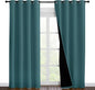 NICETOWN Complete 100% Blackout Curtain Set, Thermal Insulated & Energy by NICETOWN