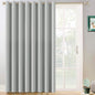 Yakamok Light Grey Room Darkening Curtains 84 inch Sliding Door Drapes | 1 by Yakamok