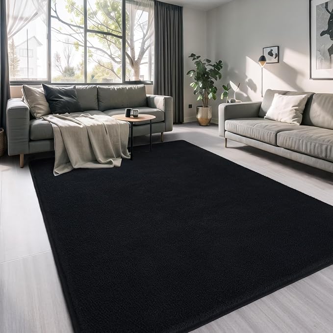6x9 Area Rugs for Living Room Non Slip Dorm Bedroom Rug, Minimalist Washable - Image 6