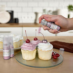 Bakell - Soft Pink Tinker Dust (4g, 1x Mini Spray Pump) Edible Glitter for Food, Desserts, and Beverages!