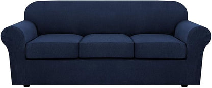 H.VERSAILTEX 4 Piece Stretch Sofa Covers by HVERSAILTEX