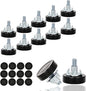 12 PCS 1/4" Thread Furniture Feet Levelers, Furniture Leveling Feet by Eunenete