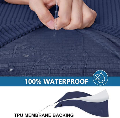 Waterproof Sectional Couch Covers, Non Slip Sofa Cushion Covers | L Shape - Image 3