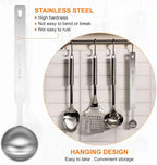 HARFINGTON Single Measuring Spoon 3tsp (1tbsp, 15ml) Teaspoon/Tablespoon 430 Stainless Steel Single Tiny Square Bowl Measuring Spoon Long Handle Measure Scoop