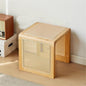 Bohemian Rattan Solid Wood Side Table Bedside Tables Decorative Table Night by Unknown