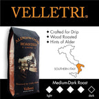 Caffe D'arte Velletri Wood Roast Whole Bean Coffee, 12 Ounce