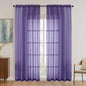 Purple Bedroom Curtains 2 Panel Sets 96 Inch Length, 59 Inch Extra Wide Light by OVZME