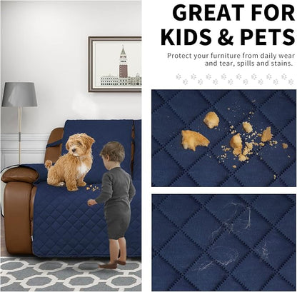 Easy-Going Loveseat Recliner Cover, Reversible Couch Cover - Image 3