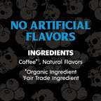 Death Wish Coffee, Blueberry Coffee Pods, Blue and Buried, Fair Trade, 30 Count