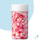 Sweets Indeed Heart Sprinkles, 4 Pack, Edible Sprinkle Mix, Perfect for Cake Decorations, Baking, Ice Cream, Cookies, Cupcake Topper (Sweetheart)