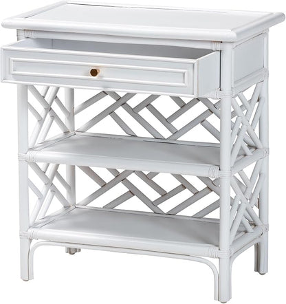 bali & pari Tiaret Natural Rattan Nightstand - Image 4