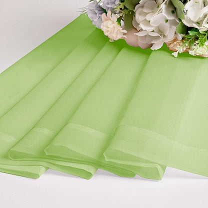 Lime Sheer Curtains 84 Inches Long - Image 7