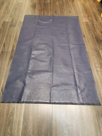 NAT Leathers | Navy Soft Faux Vegan Leather PU | 4 Yards Cut by The Yard | - Image 3