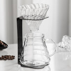 Coffee Pour Over Set – Complete Pour Over Coffee Maker with Dripper, Pot, and 100 Filters | Portable Style Drip Coffee Pour Over