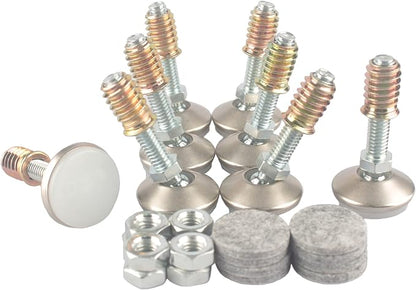 HUAYY Furniture Levelers Swivel Feet, Angle Height Adjustable, Heavy Duty by HUAYY