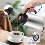 54oz Thermal Coffee Carafe, Stainless Steel Insulated Vacuum Carafe, Carafes for Keeping Hot, for Hot Water, Tea, Cold Drinks (Silver)