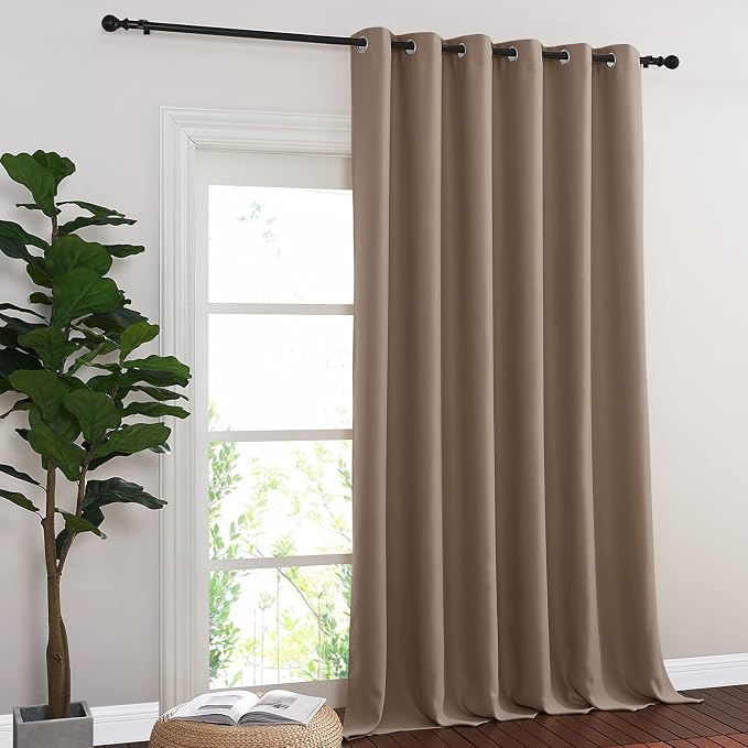 NICETOWN Blackout Curtain for Patio Door, Grommet Top Sliding Door Panel - Image 8