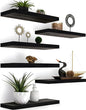 YYWUOJJ Wood Floating Shelves for Wall Decor, Rustic Wall Shelves for Bedroom by YYWUOJJ