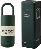 Odense Legodt Loop Tumbler 20oz with Lid and Handle - Insulated Tumbler with Leak-Resistant Lid - Double Stainless Steel Travel Coffee Mug, Water Bottle, Keeps Drinks Hot or Cold(Sweet Pumpkin)