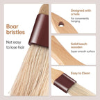 Pastry Brushes for Baking Basting Brush with Boar Bristles and Beech Hardwood Handles Culinary Oil Brush for Barbecue Butter Grill BBQ Sauce Baster Marinade Kitchen Food Cooking Brushes (2 inch)