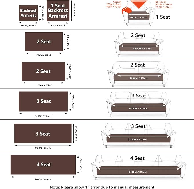 Velvet Couch Cover, Washable Sectional Sofa Cover, Anti Slip Sofa Slipcovers - Image 3
