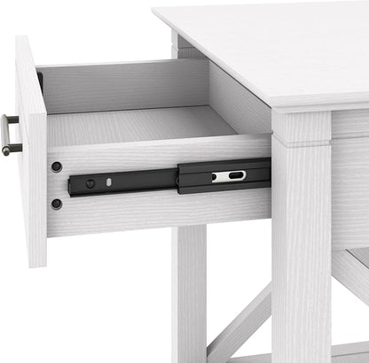 Bush Home End Table with Drawer, Nightstand with Storage, Living Room and - Image 4
