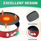 Springform Pan Set, Round Nonstick Pan (Red1)
