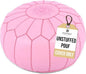 Marrakesh Gallery Genuine Leather Round Pouf Unstuffed by MarrakeshGallery