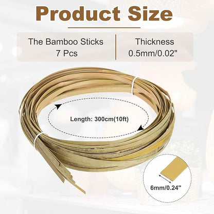 MECCANIXITY 7 Rolls Bamboo Strips - Image 2