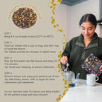 Madagascar Vanilla Chai Tea, Organic Loose Leaf Chai Tea – Black Tea with Chai Spice Blend – Great Hot or Iced Chai Latte – 8 oz Resealable Bag (Makes 100 Cups) – The Elegant Elephant