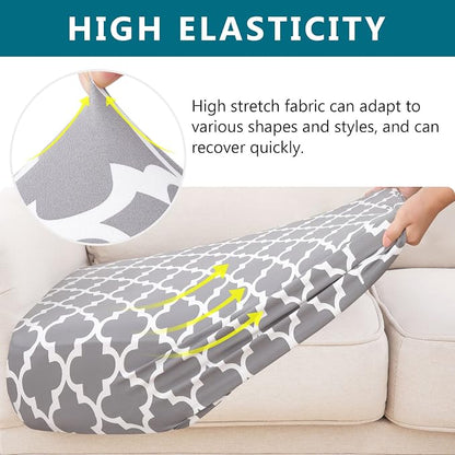Printed Couch Cushion Covers, Sofa Covers Washable - Image 4