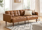 mopio 76.4" Futon Sofa Bed, Sleeper Sofa, Mid Century Modern Futon Couch by MopioInc