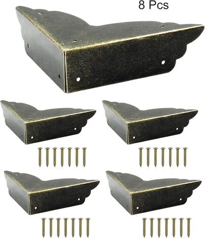 Bivethoi 12 Packs Bronze Box Corner Protectors, Edge Cover Safety Guard - Image 5