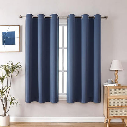 ChrisDowa Blackout Curtains for Bedroom and Living Room 63 Inches Long | 2 by ChrisDowa