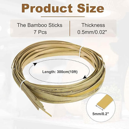 MECCANIXITY 7 Rolls Bamboo Strips - Image 2