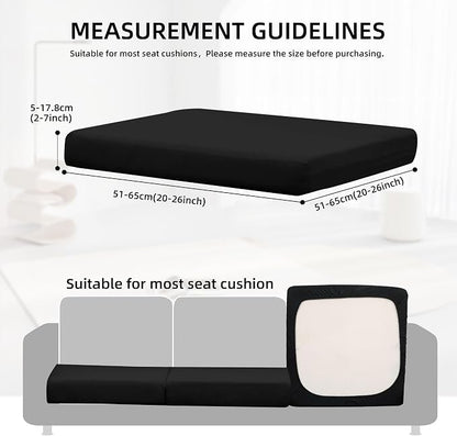 14Pcs Outdoor Cushion Covers, Elastic Patio Cushion Covers | Washable, - Image 2
