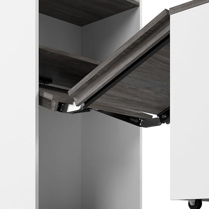 Bestar Orion 30W Tall Storage Cabinet - Image 7