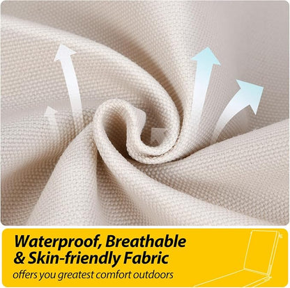 AAAAAcessories Outdoor Chaise Lounge Cushions, Fade-Resistant, Waterproof Patio - Image 4