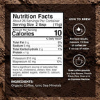 VitaCup Mineral Coffee with Trace Minerals, Hydrate, Replenish & Restore w/All Natural Sea Minerals, Electrolytes, Organic Coffee, Single Origin, Medium Dark Roast, Ground Coffee, 2 Bags 10oz Each