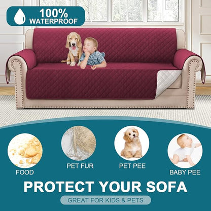 Turquoize 100% Waterproof Sofa Covers Couch Cover Sofa Cover - Image 2