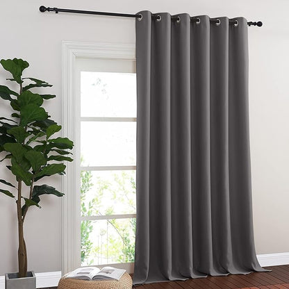 NICETOWN Sliding Glass Door Curtain Drape, Grommet Thermal Insulated Blackout - Image 8