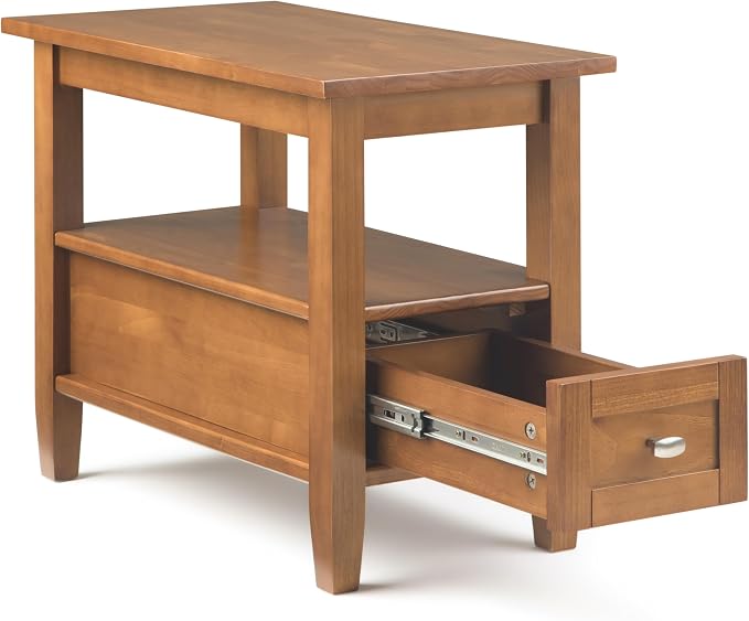 SIMPLIHOME Warm Shaker Solid Wood Transitional-Style 48-inch Wide Coffee Table - Image 6