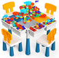 arscniek Toddlers Activity Table 7 in 1 Kids Activity Tables and 4 Chairs by Arscniektoysforkid