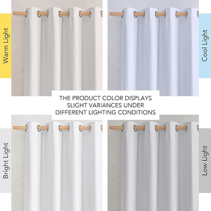 NICETOWN 100% Absolutely Blackout Linen Curtains - Image 7