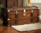 Steamer Trunk Hope Chest for Blankets, Amish Hand-Crafted in USA Maple by Tradition+Craft