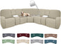 100% Waterproof Sectional Recliner Couch Covers by ROFASVCO