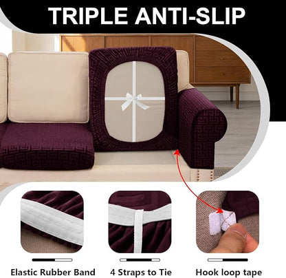 UNBBRRL Stretch Couch Seat Cushion Cover - Image 3